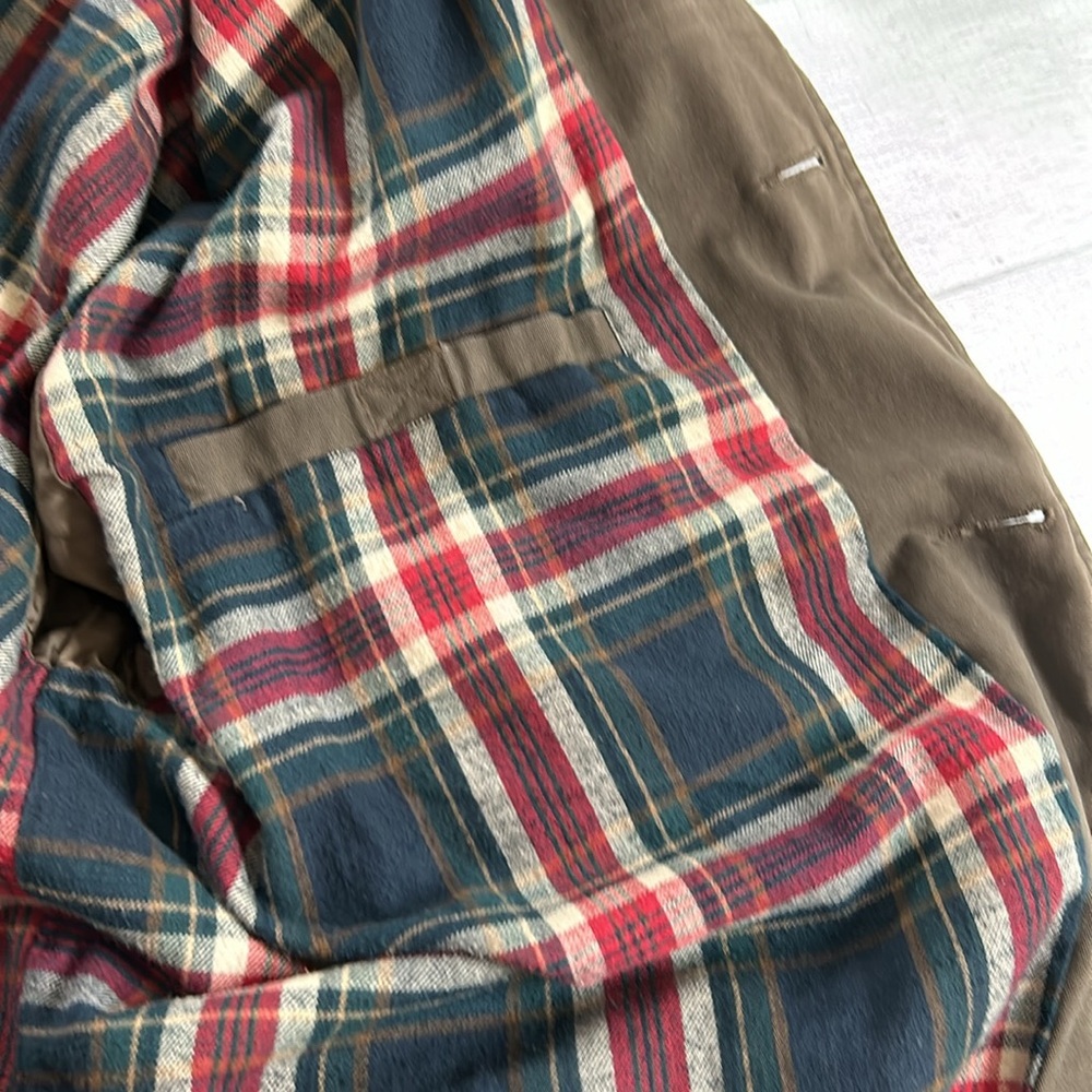 Vintage Woodlake Barn Coat Chore Jacket Size XL Brown Cotton Tan Corduroy - Picture 9 of 10